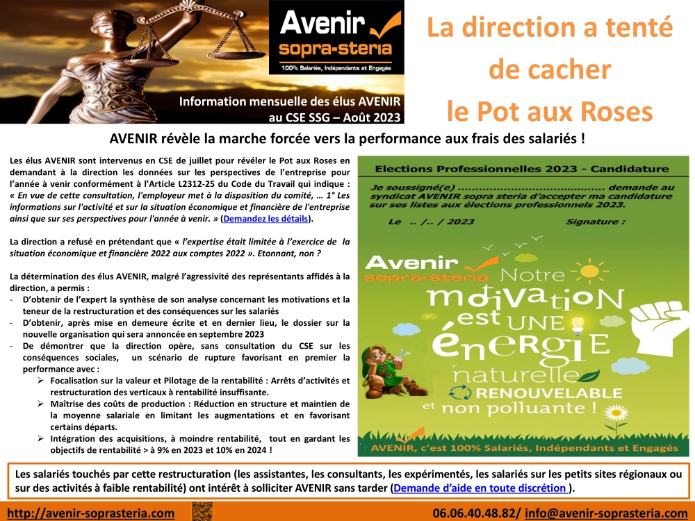 Les effets cachés de la restructuration